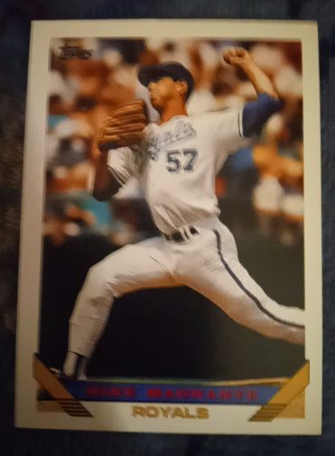 1993 Topps #186 Mike Magnante — front