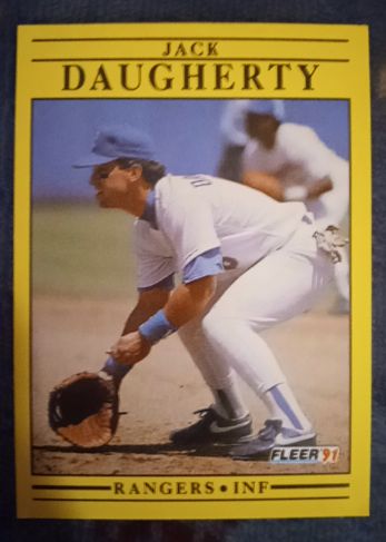 1991 Fleer #284 Jack Daugherty — front