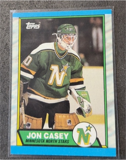 1989-90 Topps #48 Jon Casey — front