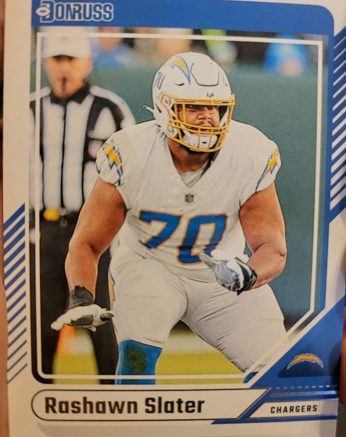 2024 Donruss #38 Rashawn Slater — front