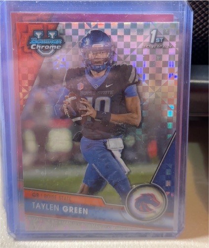2023 Bowman Chrome University #14 Taylen Green — front