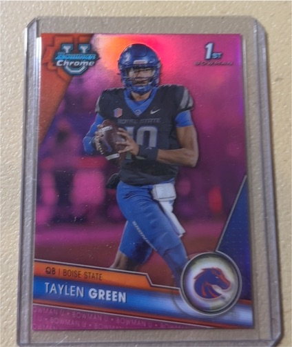 2023 Bowman University Chrome #14 Taylen Green — front
