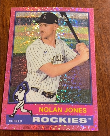 2025 Topps Heritage #139 Nolan Jones — front