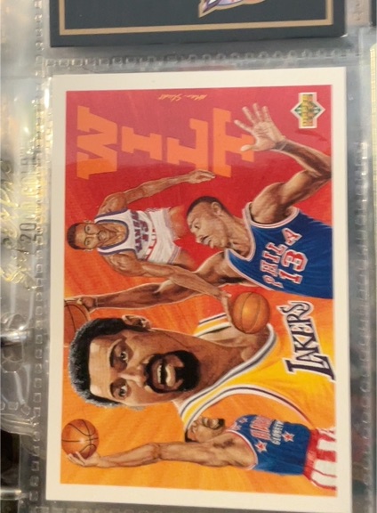 1992-93 Upper Deck Basketball Heroes #18 Wilt Chamberlain — front