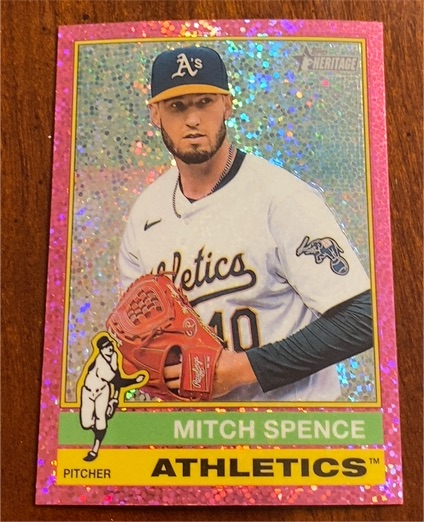 2025 Topps Heritage #373 Mitch Spence — front