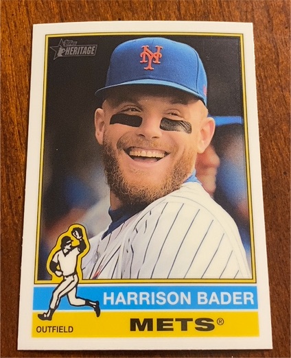 2025 Topps Heritage #189 Harrison Bader — front