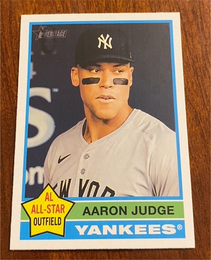 2025 Topps Heritage #380 Aaron Judge — front