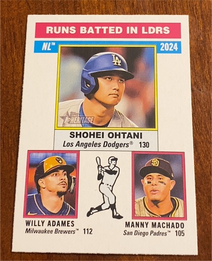 2025 Topps Heritage #195 Shohei Ohtani — front