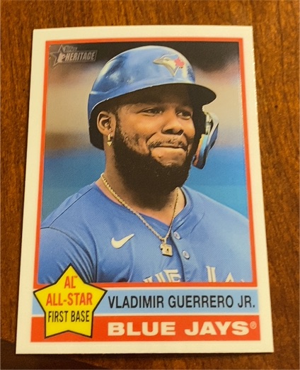 2025 Topps Heritage #165 Vladimir Guerrero Jr. — front