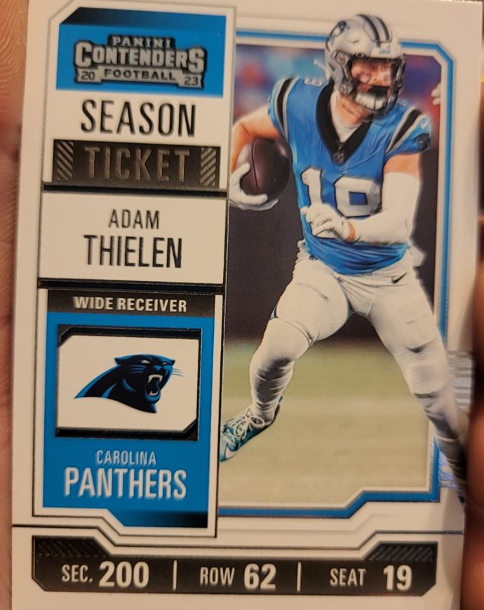 2023 Panini Contenders #14 Adam Thielen — front