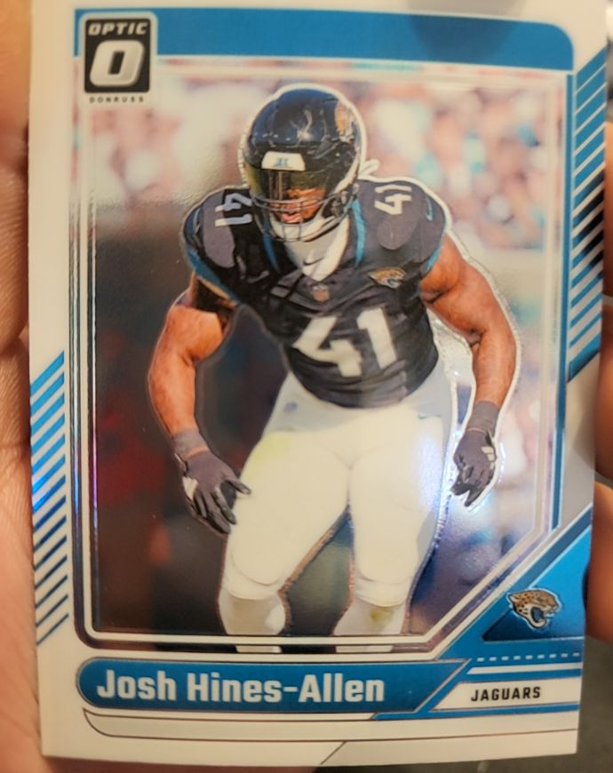 2024 Donruss Optic #93 Josh Hines-Allen Jacksonville Jaguars — front