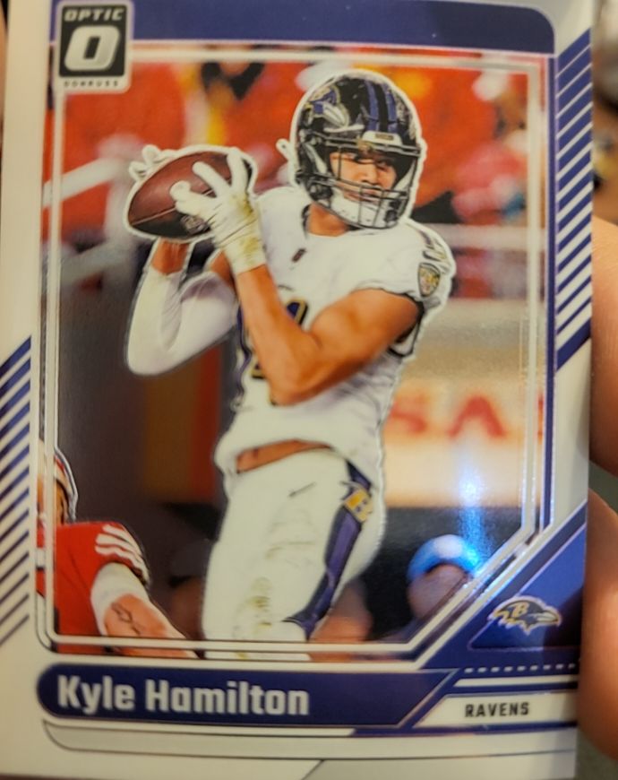 2024 Donruss Optic #18 Kyle Hamilton — front