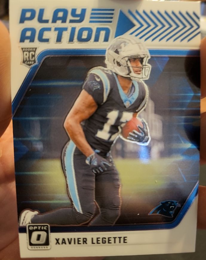 2024 Donruss Optic #10 Xavier Legette Play Action — front