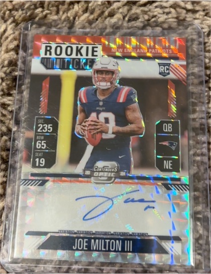 2024 Panini Contenders Optic Rookie Ticket Joe Milton III — front