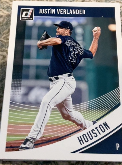 2018 Donruss #P Justin Verlander — front