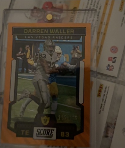 2023 Score #215 Darren Waller — front