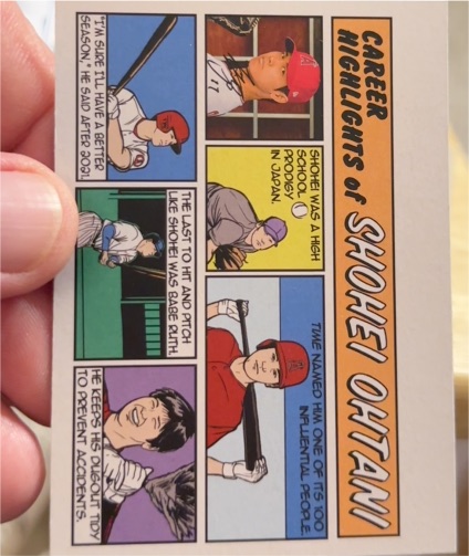 2022 Topps Heritage 1973 Topps Comics #73TC-5 Shohei Ohtani — front