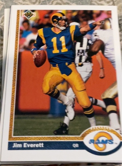 1991 Upper Deck #164 Jim Everett — front