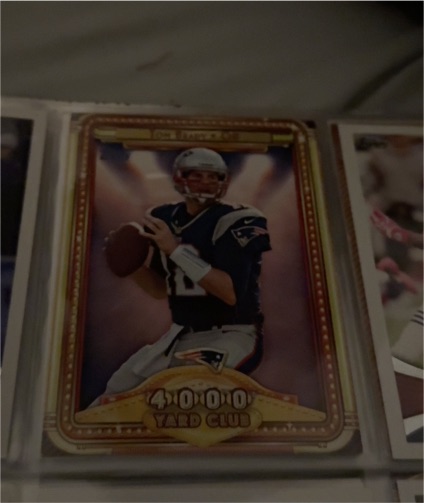 2013 Topps 4000 Yard Club #4 Tom Brady — front