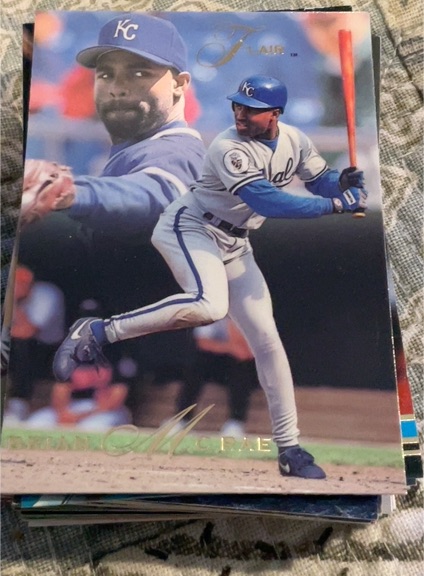 1993 Fleer Flair #128 Omar Moreno — front