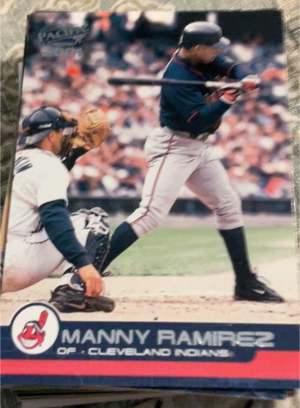 2001 Pacific #131 Manny Ramirez — front