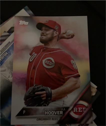 2016 Topps #48 J.J. Hoover — front