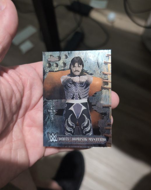 2025 Topps Chrome WWE Cactus Jack #56 Dirty Dominik Mysterio — front