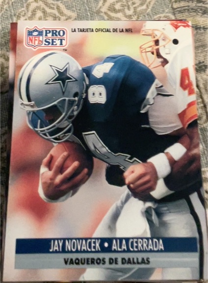 1991 Pro Set #484 Jay Novacek Dallas Cowboys — front