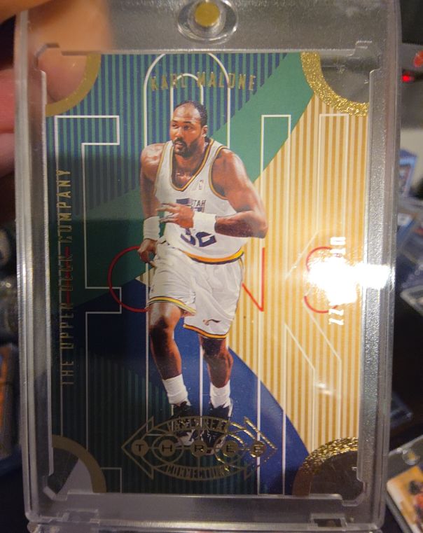 1996-97 Upper Deck Fast Break Connections #FB30 Karl Malone — front