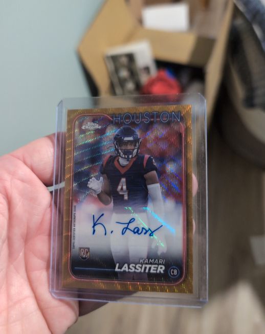 2024 Topps Chrome Rookie Autographs Kamari Lassiter — front