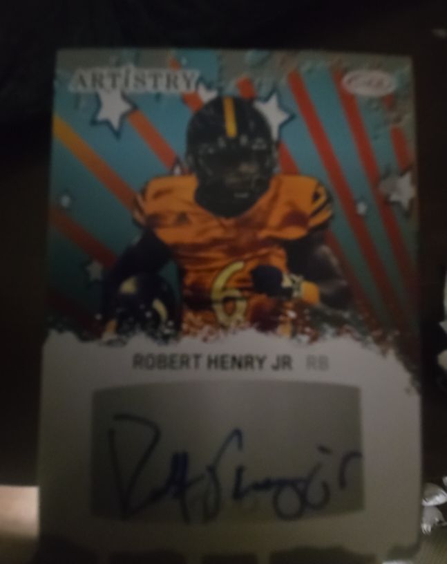 2025 Sage Artistry #Robert Henry Jr — front