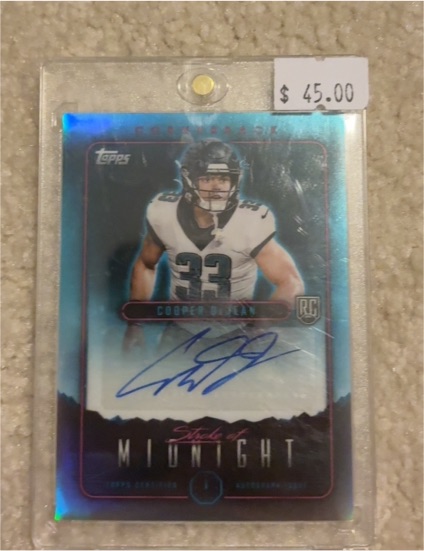 2024 Topps Midnight Stroke of Midnight #SMA-CDJ Cooper DeJean — front