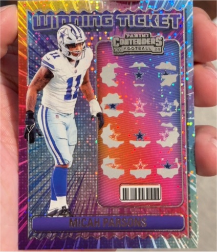 2024 Panini Contenders Winning Ticket Micah Parsons — front