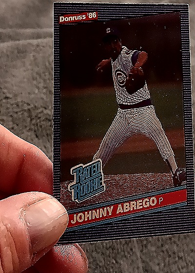 1986 Donruss #32 Johnny Abrego — front