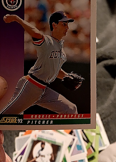 1992 Score #395 Rusty Meacham — front