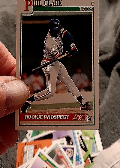 1991 Score #756 Phil Clark Rookie Prospect — front