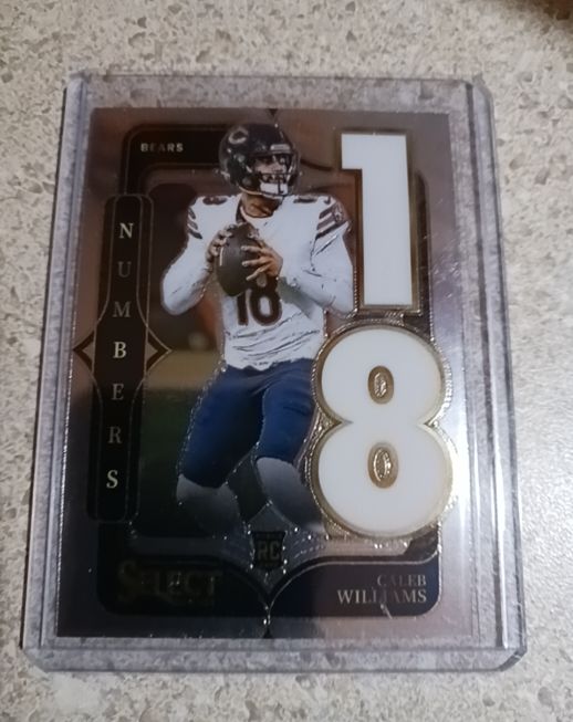 2024 Panini Select Select Numbers #18 Caleb Williams — front