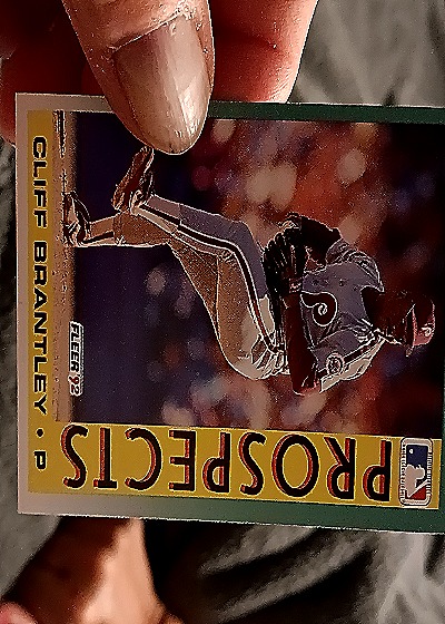 1991 Pro Set #662 Cliff Brantley — front