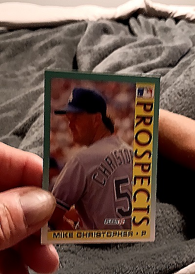 1992 Fleer #654 Mike Christopher — front