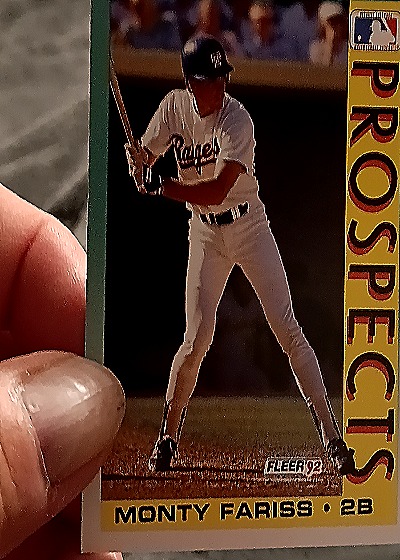 1992 Fleer #668 Monty Fariss — front