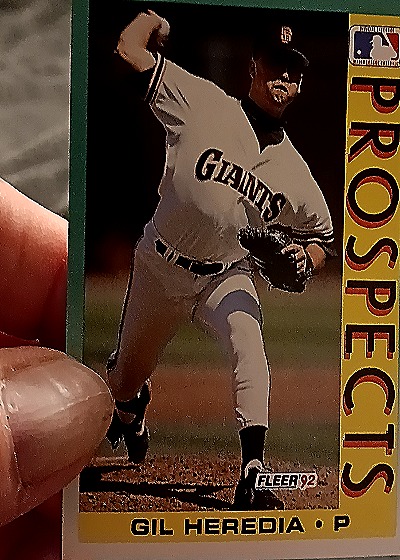 1992 Fleer #665 Gil Heredia — front