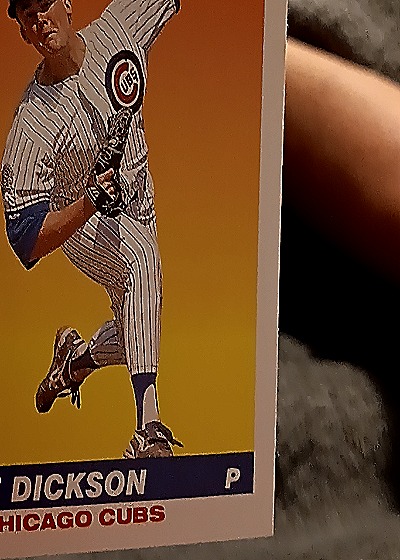 1991 Score #385 Lance Dickson — front