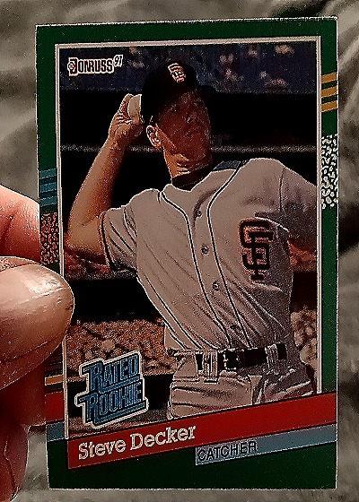 1991 Donruss #417 Steve Decker — front