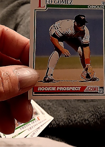 1991 Score #38 Leo Gomez Rookie Prospect — front