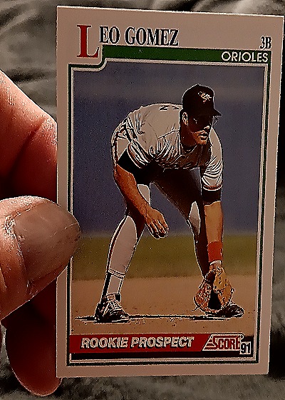 1991 Score #723 Leo Gomez Rookie Prospect — front