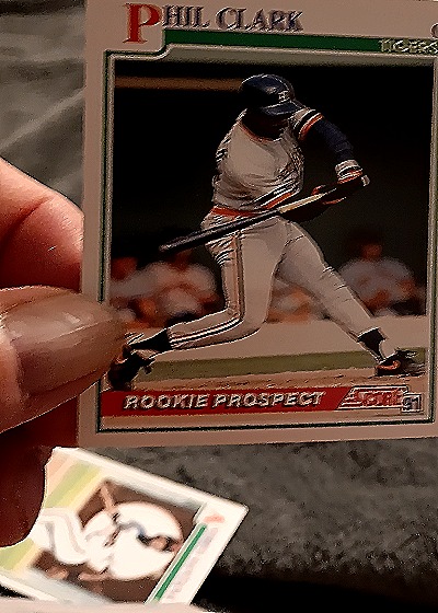1990 Score #756 Phil Clark — front