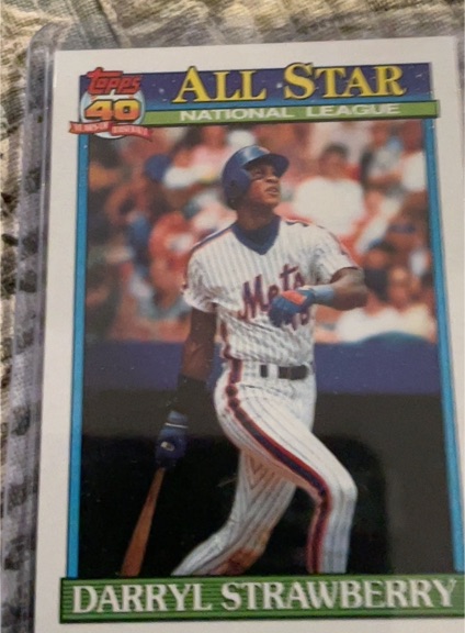 1991 Topps All-Star #402 Darryl Strawberry — front