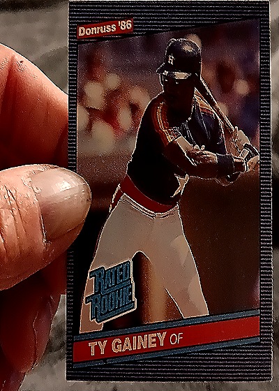 1986 Donruss #31 Ty Gainey — front