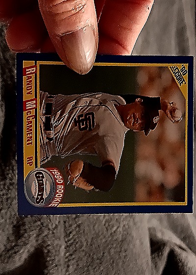 1990 Score #580 Randy McCament — front