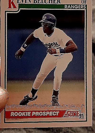 1991 Score #714 Kevin Belcher — front